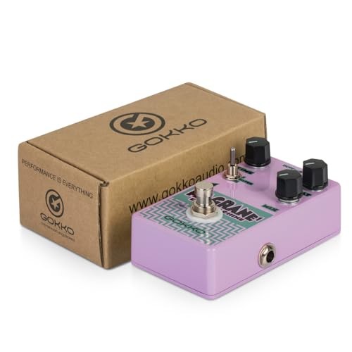 GOKKO GK-63 Echo Delay Pedal Analog Style Guitar Effect Repeat Mix