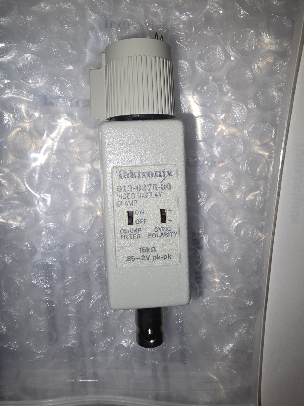 Tek 013-0278-00 Video Display Clamp with instructions