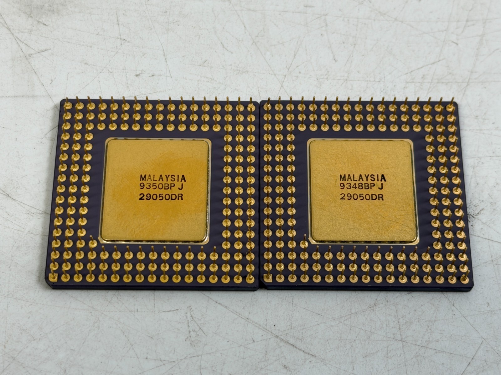 Ceramic AMD Am29050-25GC RISC microprocessor