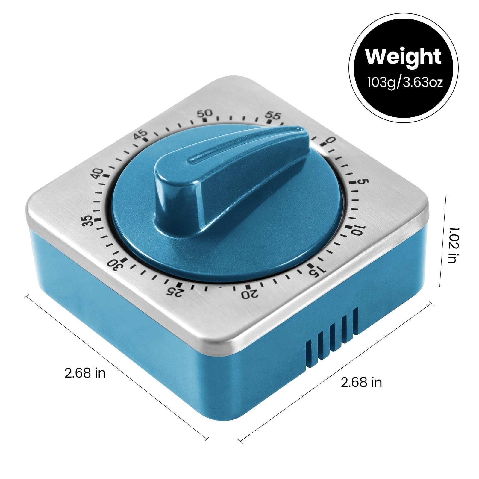 ALBAYRAK Kitchen Timer - Mechanical Desk Timer with Loud Alarm