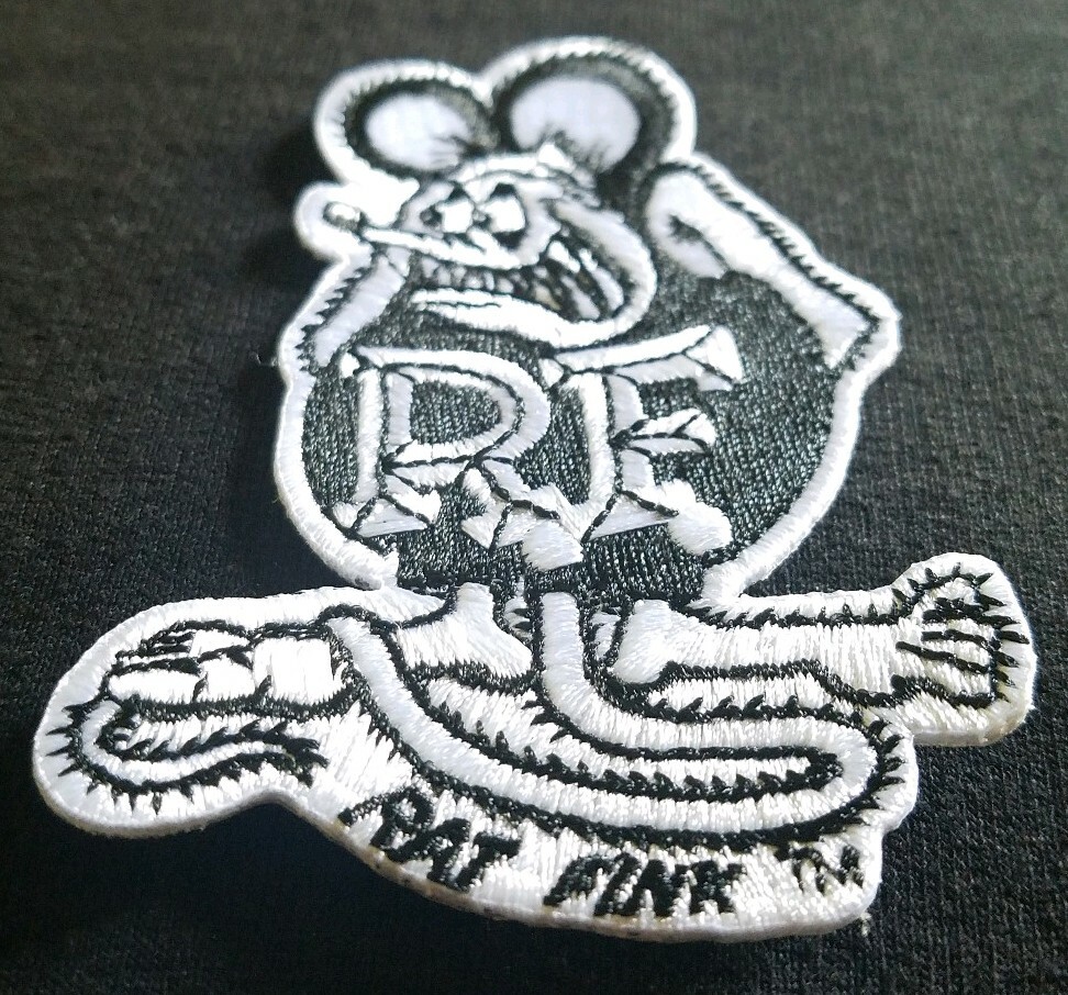 OFFICIALLY LICENSED ED "BIG DADDY" ROTH RAT FINK PATCH BLACK