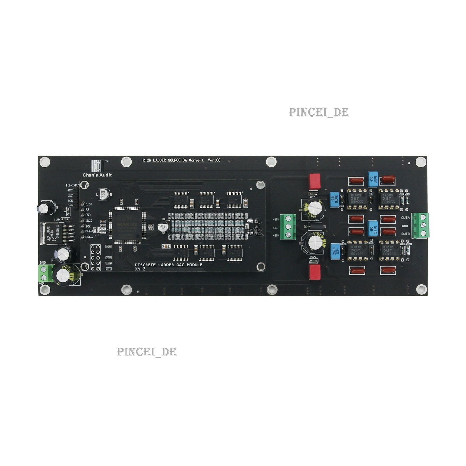 R2R-XY3-V8 Discrete Ladder DAC XY-2 Decoder R-2R Ladder Source DA Convert