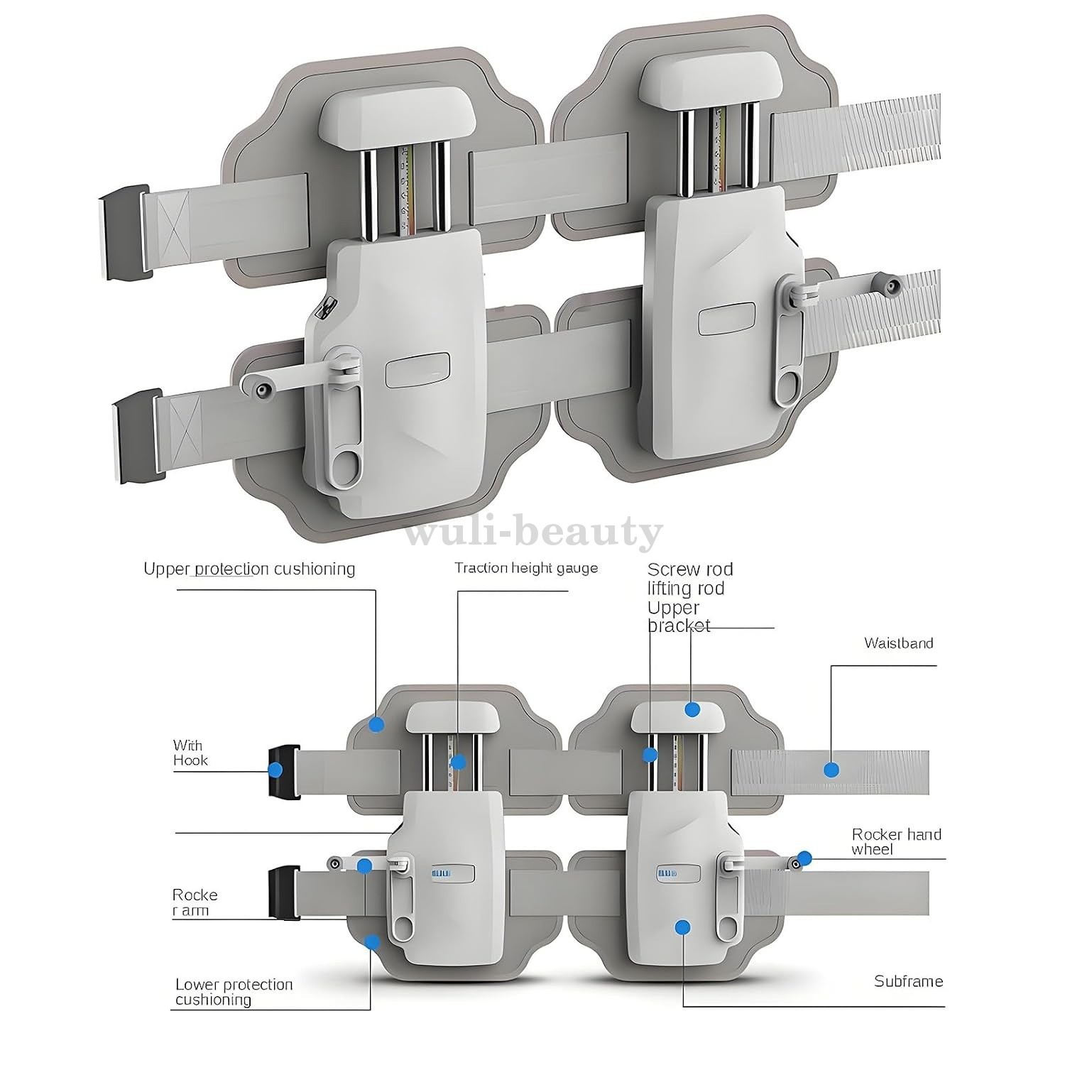 Lumbar Traction Device,Spinal Decompression Devices，lumbar decompression belt