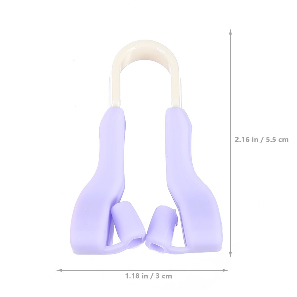 2Pcs Durable Silicone Nose Shaper Clips for Home Use Assorted Colors