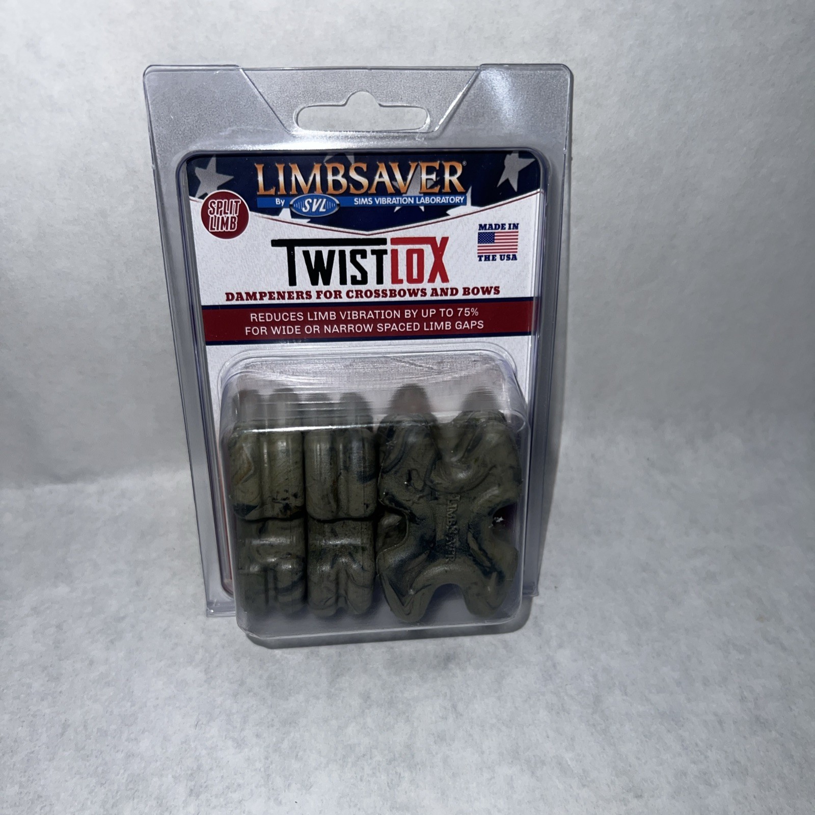 Limbsaver TwistLox Crossbow Compound Bow Split Limb Dampener - Pack of 4