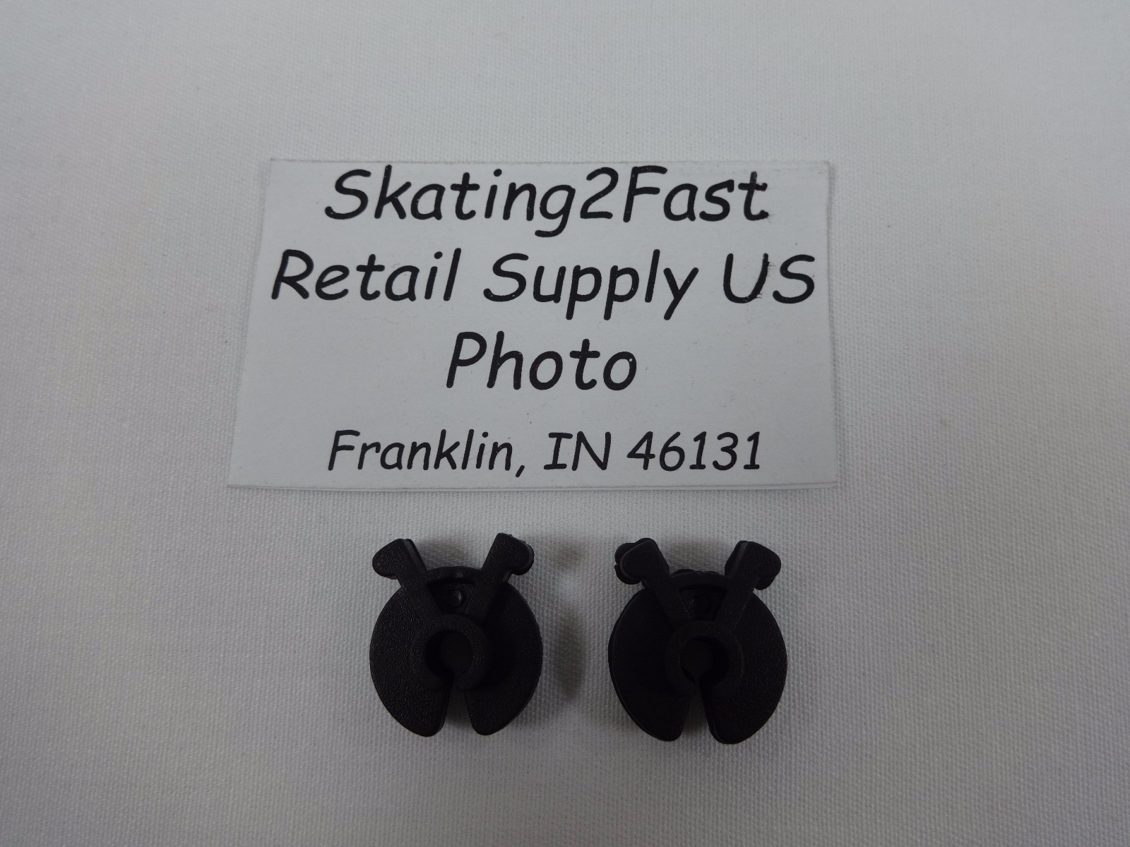 Qty. 200 Black Squeezable Inventory Control Clip Wire Grid Peg Hook