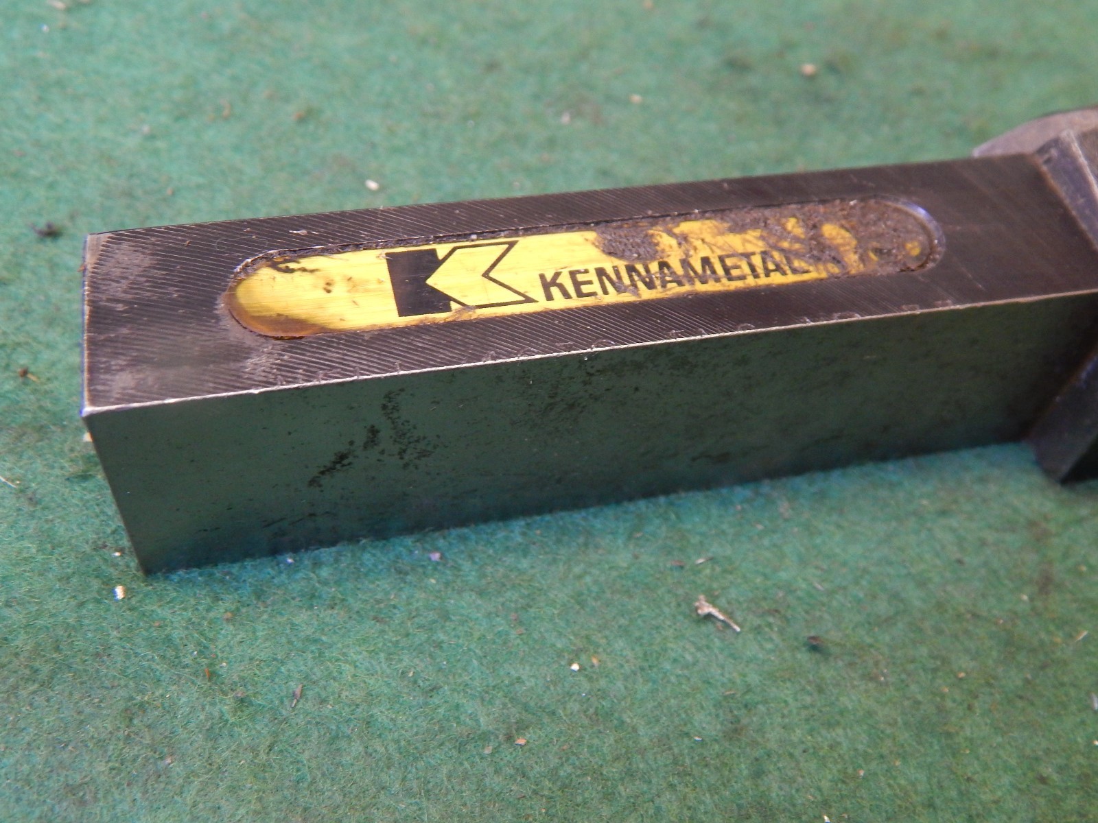 Kennametal 1.0" Square Shank Indexable Insert Facing Turning Tool NELL 163C