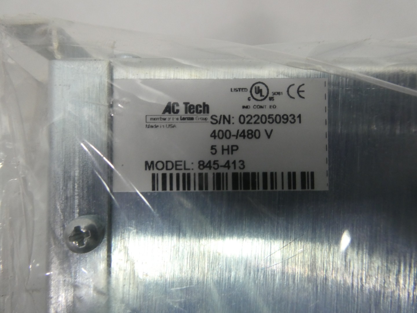 Ac Tech 845-413 Dynamic Braking Module 400-480v-ac 5hp
