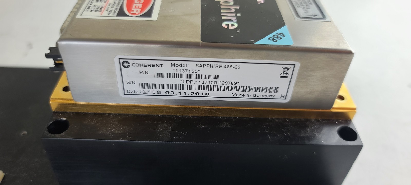 Coherent Sapphire Laser Head 488