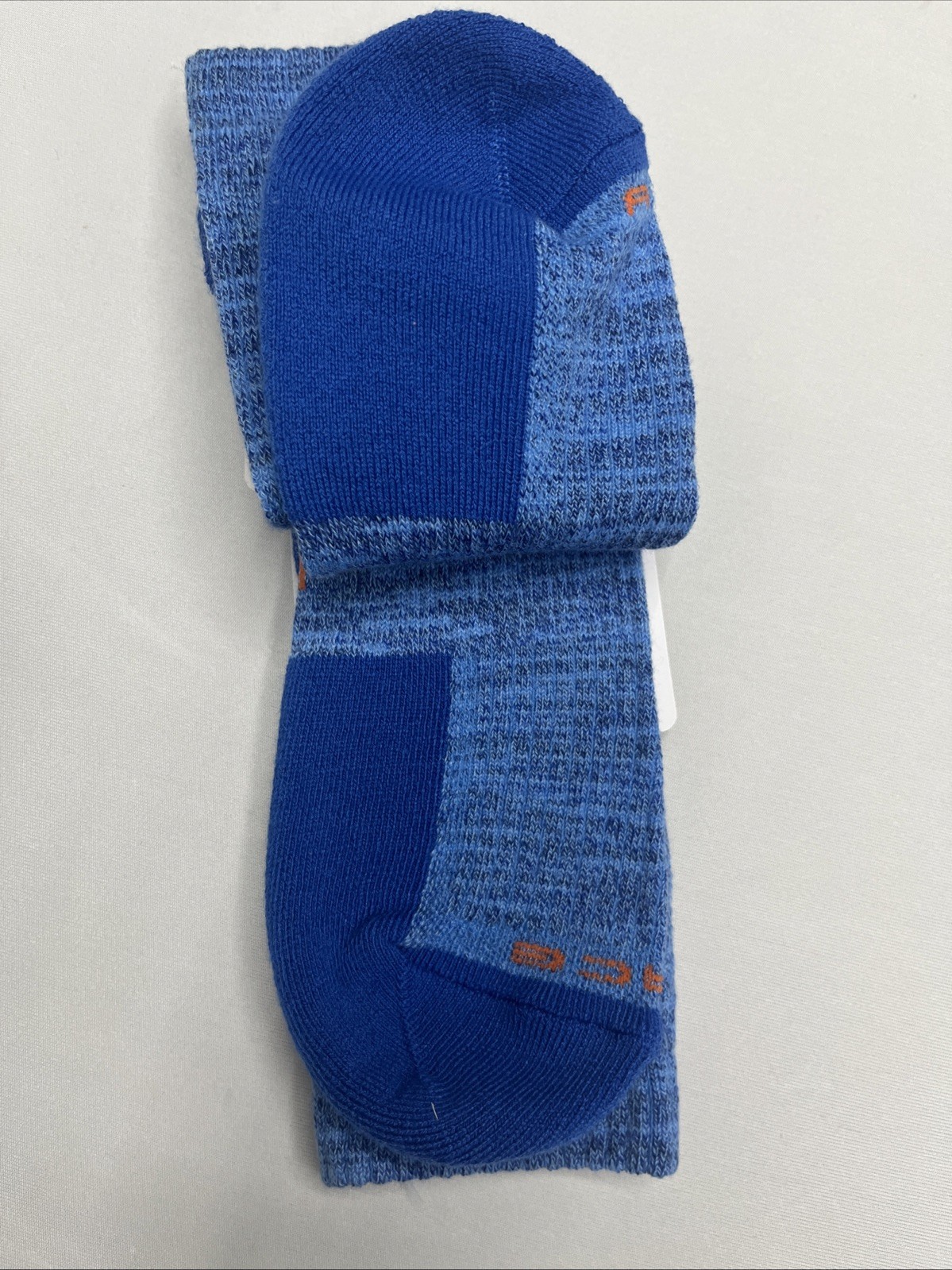 NWT Nike ACG Unisex Everyday Cushioned Crew Socks Size Large (Blue/Orange Logo)