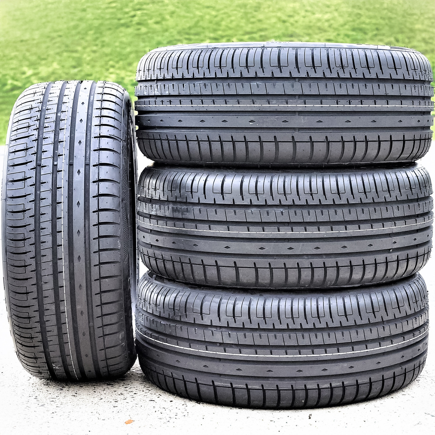 4 Tires 205/55R15 92V XL Accelera Phi-R AS A/S Performance