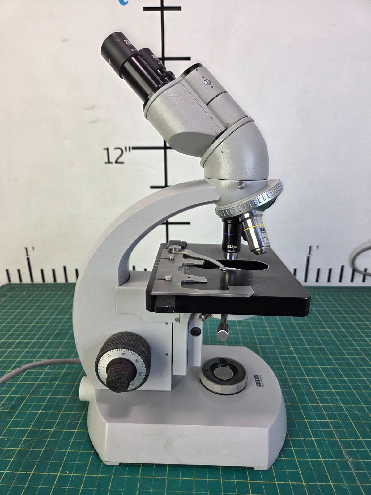 Zeiss Standard 14 Microscope W 3 Objectives 470914-9901/19