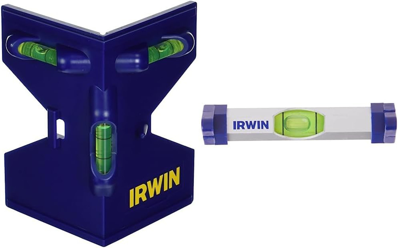Tools Magnetic Post Level ,Blue & 1794484 Aluminum Line Level