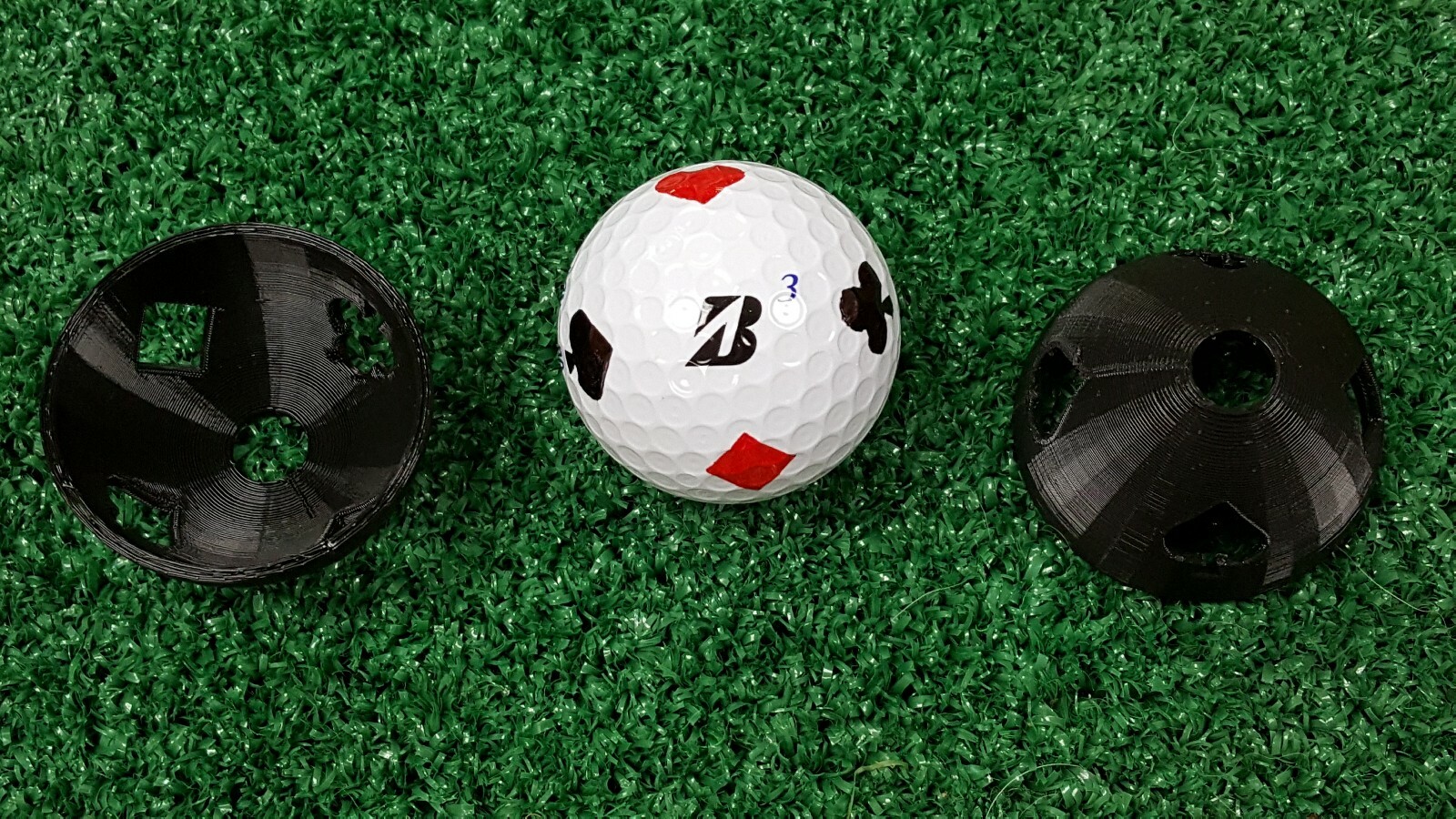 Golf Ball Marker Card Suits - Hearts, Clubs, Spades, Diamonds Stencil