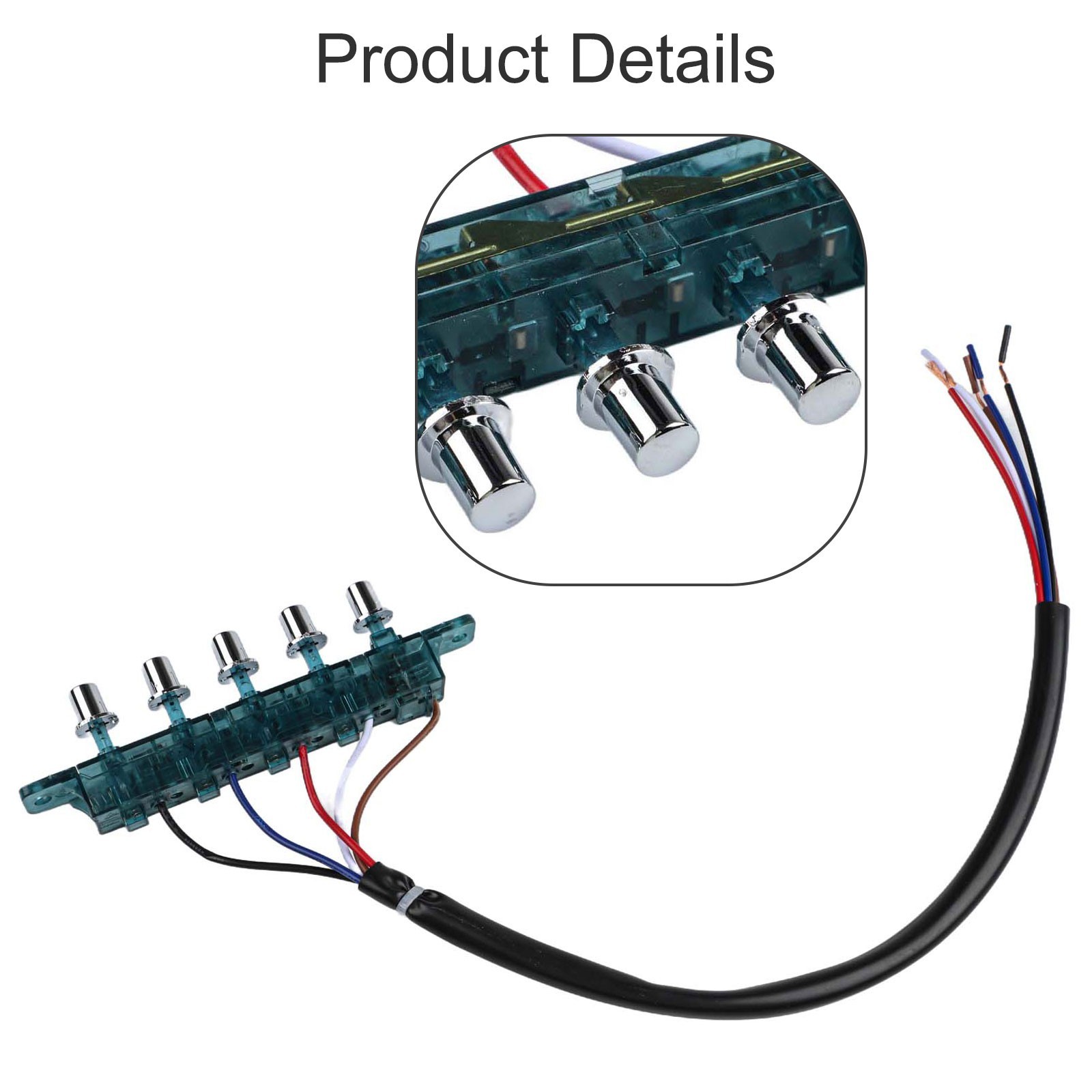 Range Hood Control Panel 5 Button Switch for Enhanced Operation in Kitchens