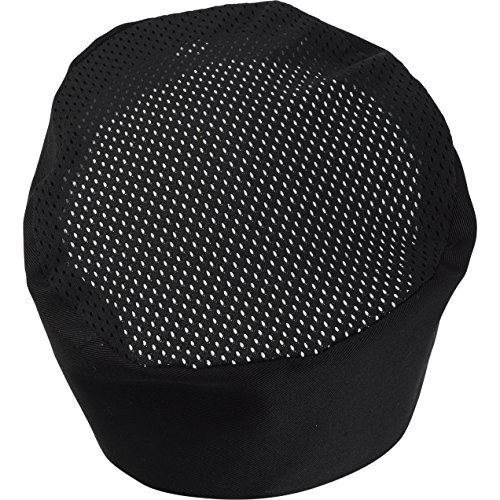 Black Chef Hat - Adjustable. One Size Fit Most () 1