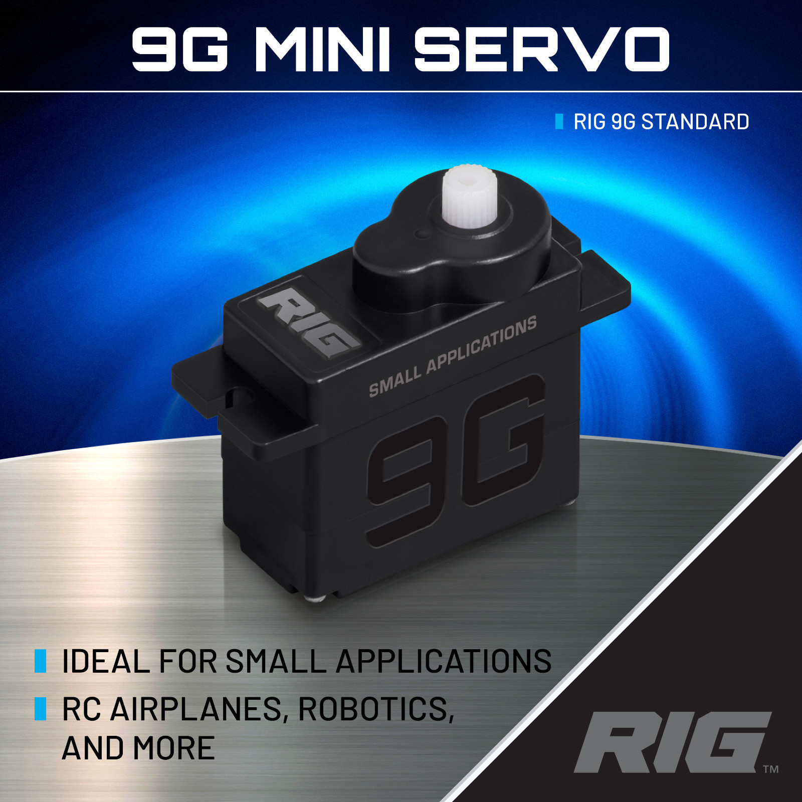 RIG 9G (9.8g) Mini Servo