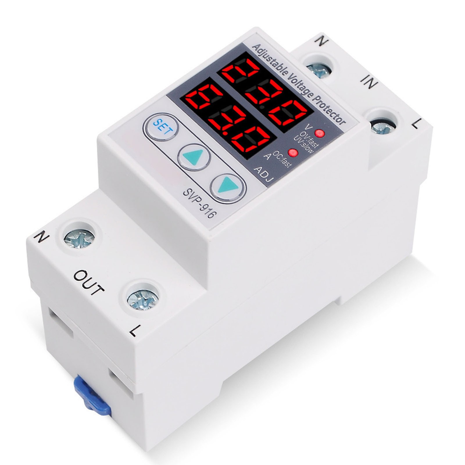 1-Multifunctional Adjustable Voltage Limit Current Protector Self-resetting HCUD