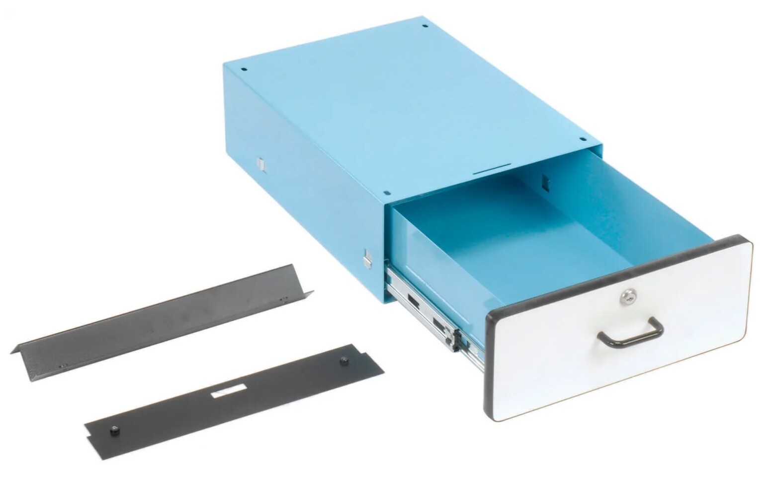Pro-Line Workbench Shop Desk Stacking Steel Drawer W/ Lock, 15"W x 20"D x 6"H