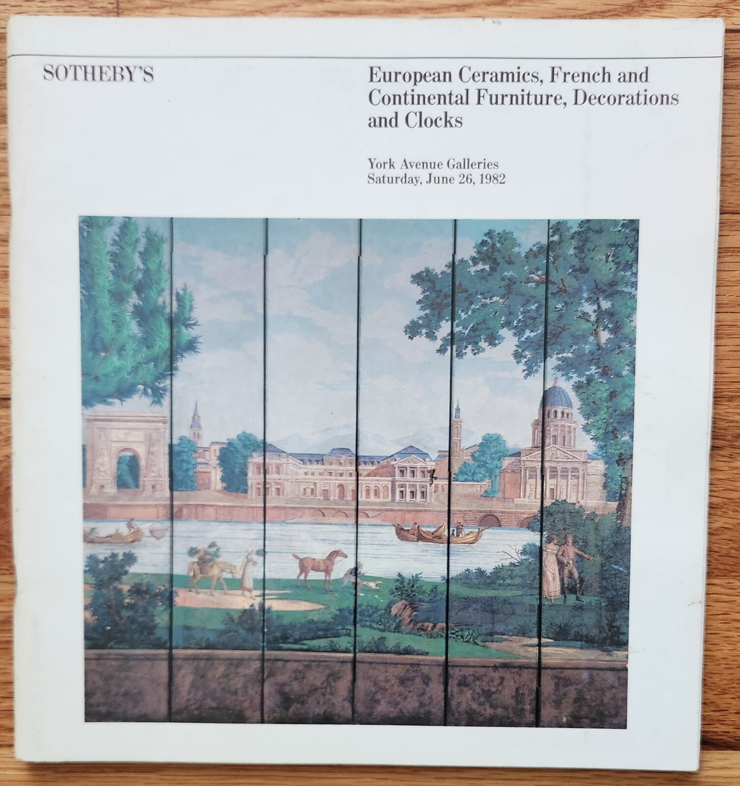 Sotheby's York Ave Gallaries Catalog June 1982 European Clocks Furniture More