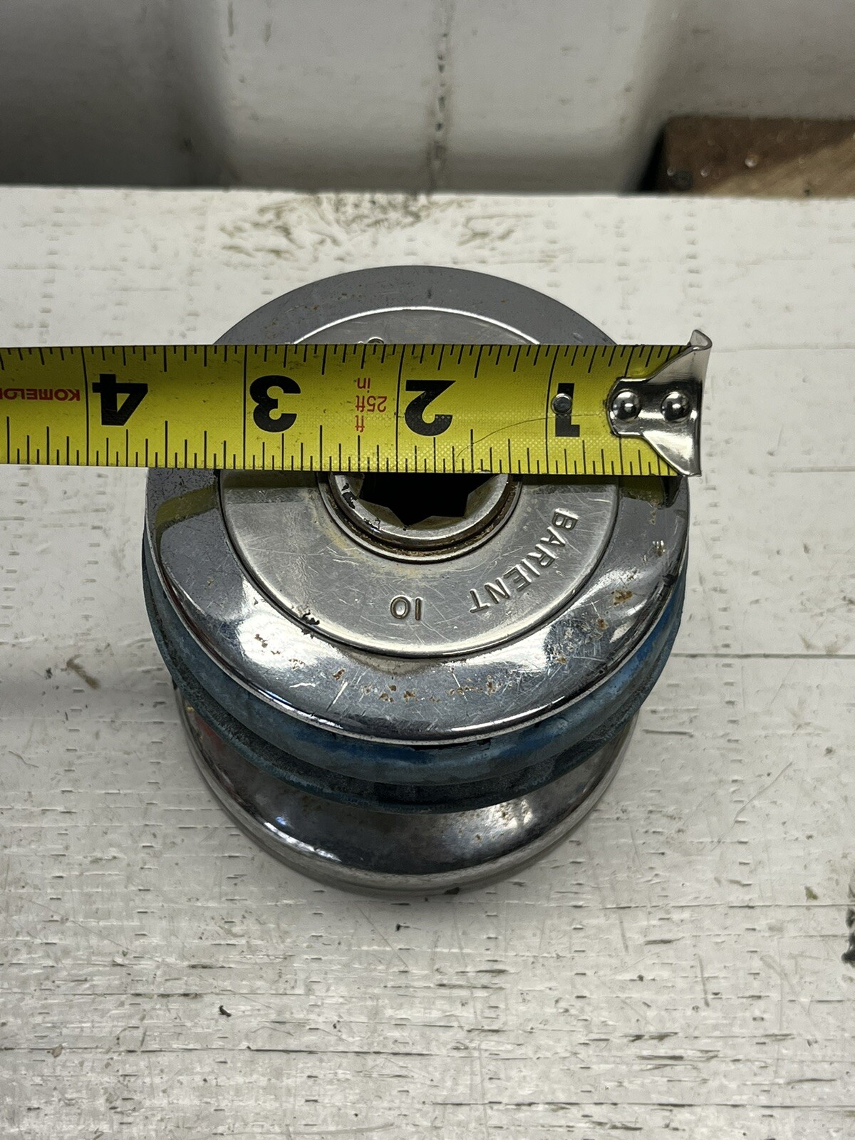 Barient 10 Stainless Sailboat Winch Single Speed