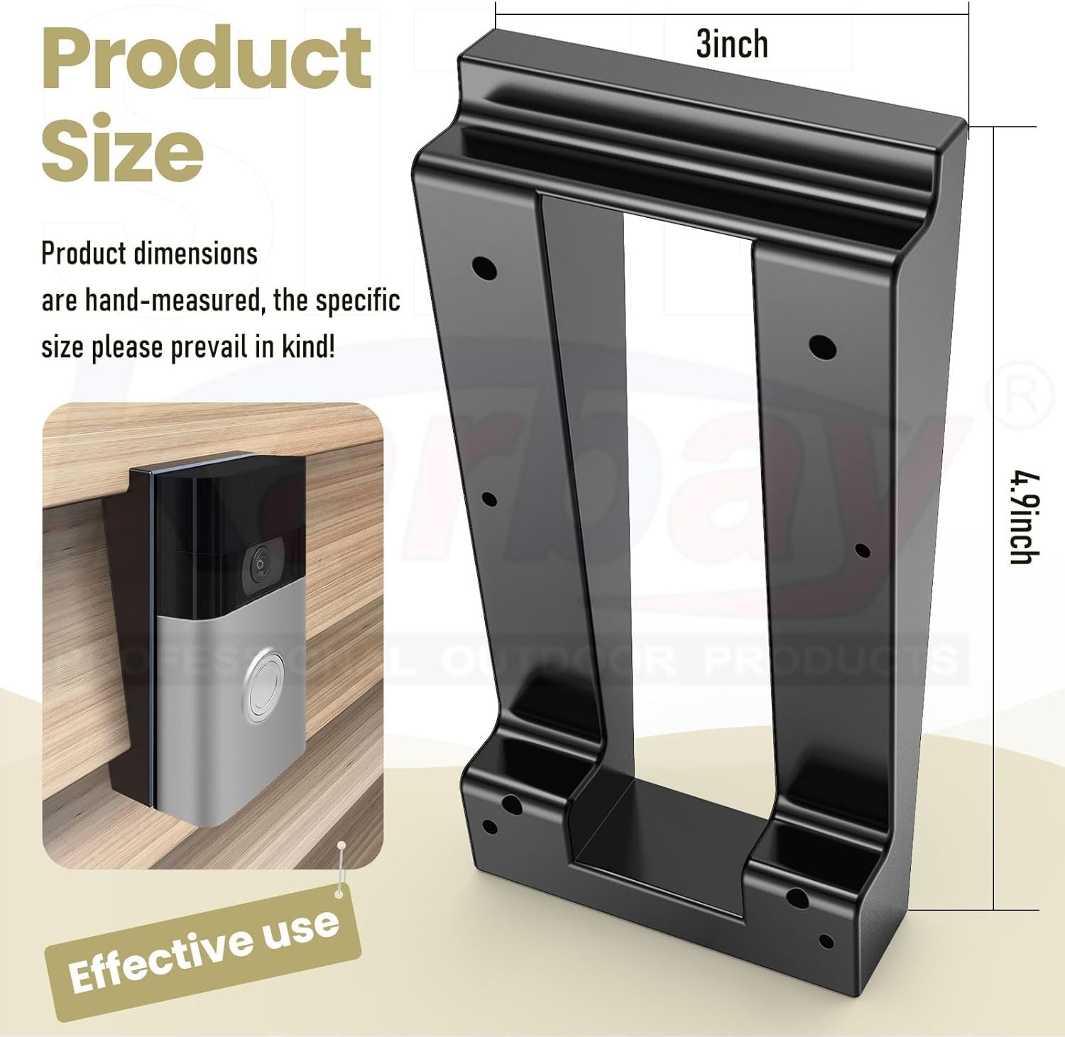 R-ing Doorbell Siding Mount/Vinyl Siding Angle Adjustment Mount
