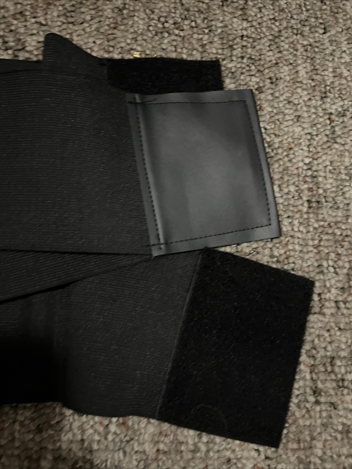 Black abdominal compression wrap and waist trainer New Without Tags