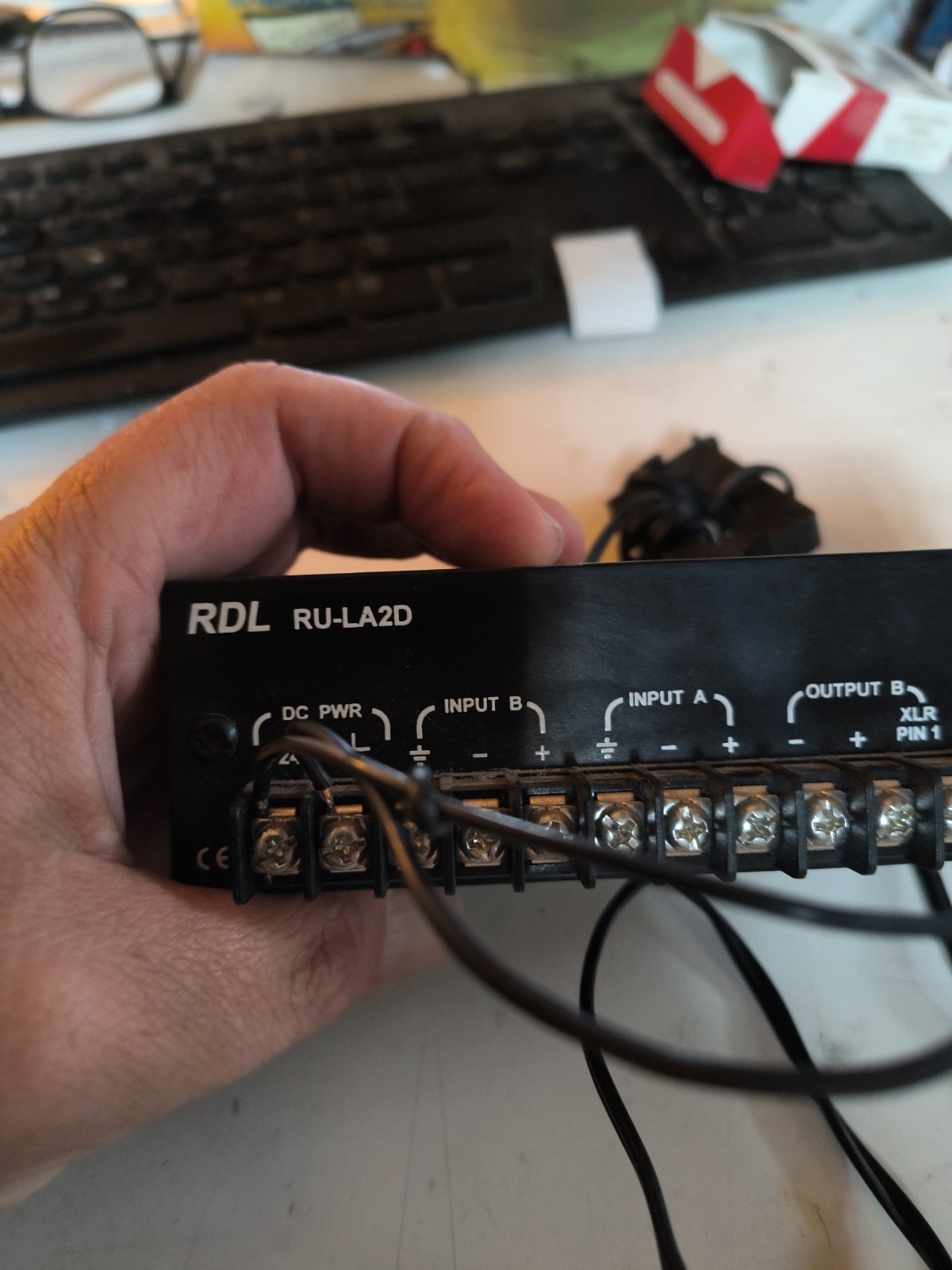 RDL RU-LA2D audio interface.