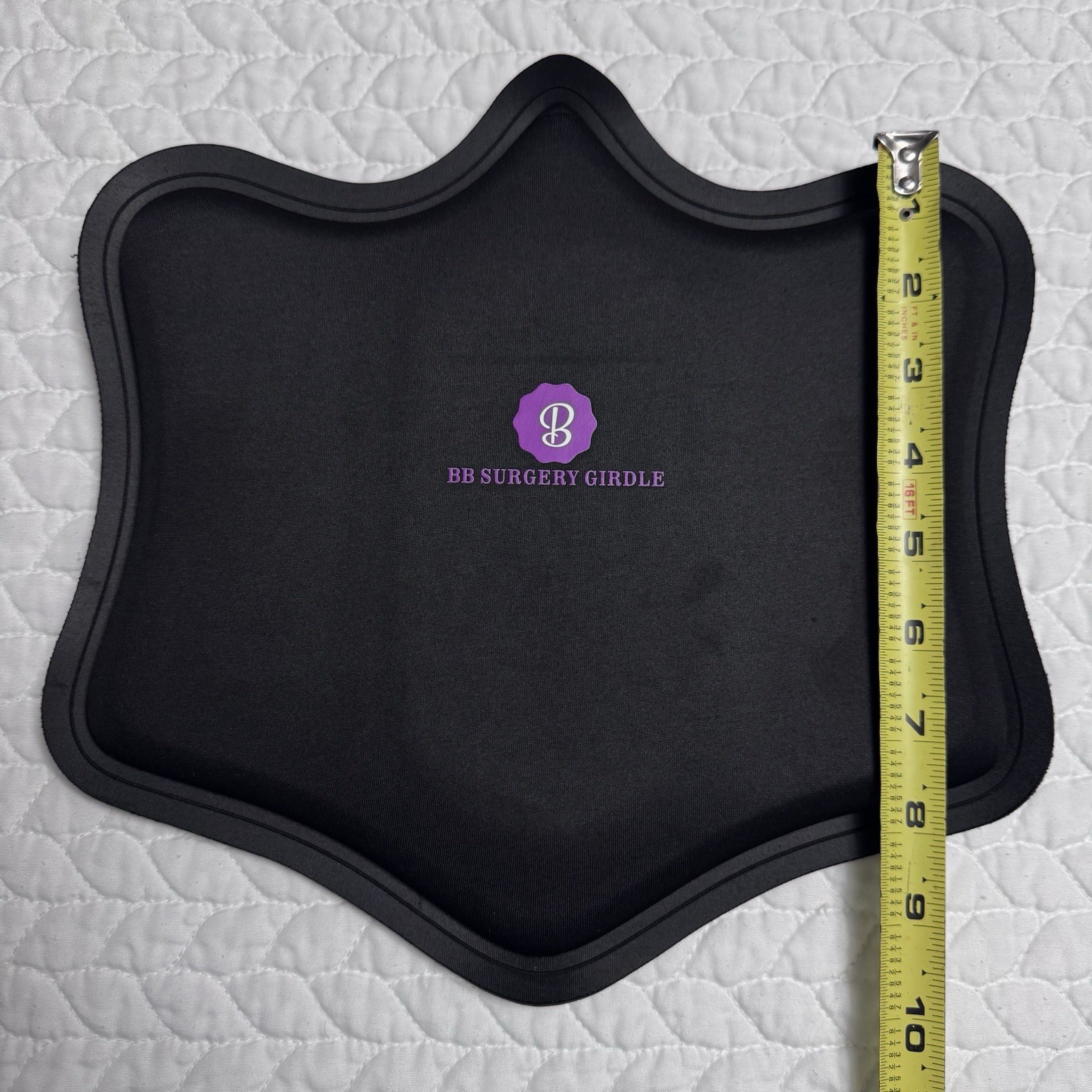 BB Surgery Girdle Post Surgery Compression Abdominal Foam Board Black BBL