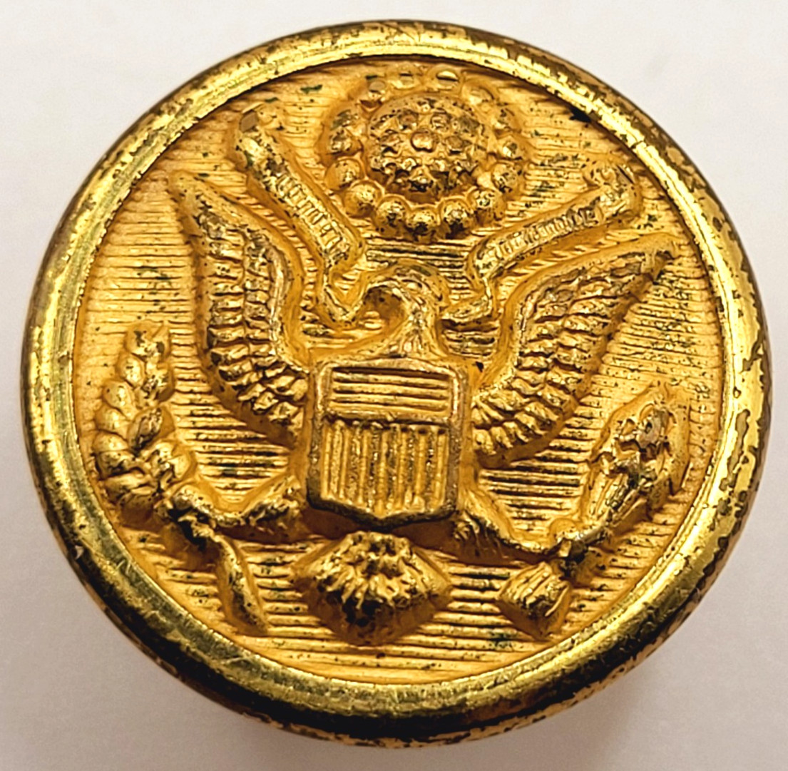 US Army Great Seal Screw Back Device Unmarked