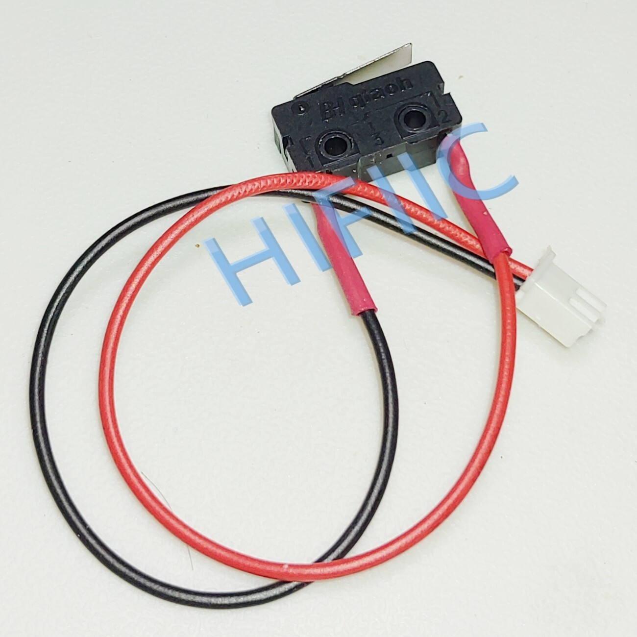 QIAOH KW11-2 Micro Switch 2 Pins 5A 125/250V Normally Close With Lever With Wire