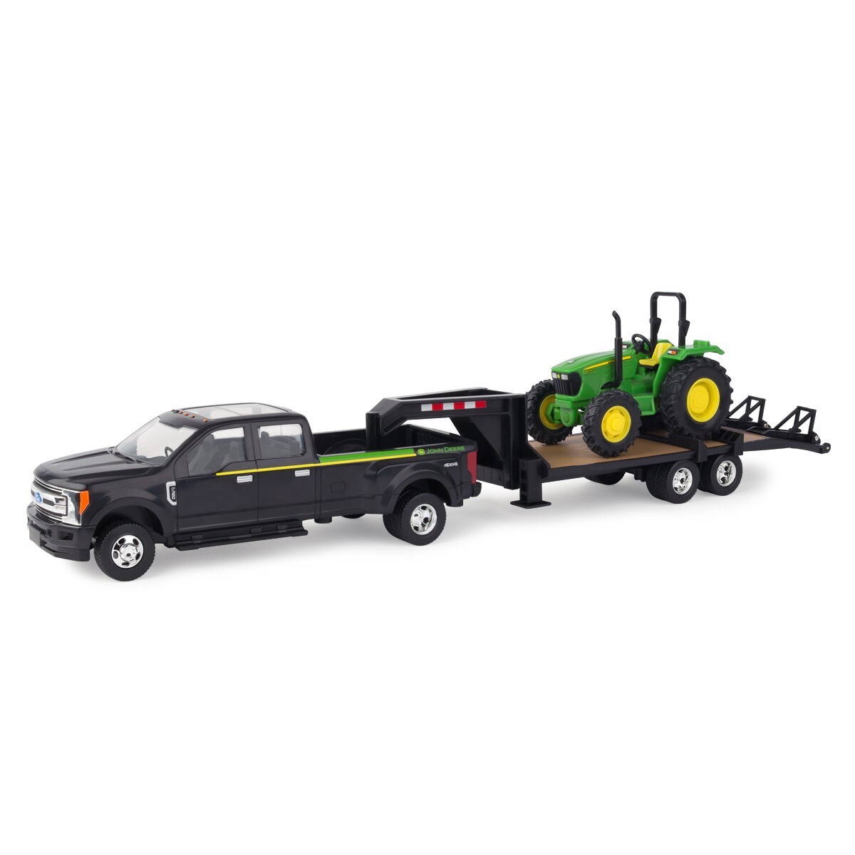 LP68113 - John Deere 1/32 Pickup w Tractor & Trailer Set