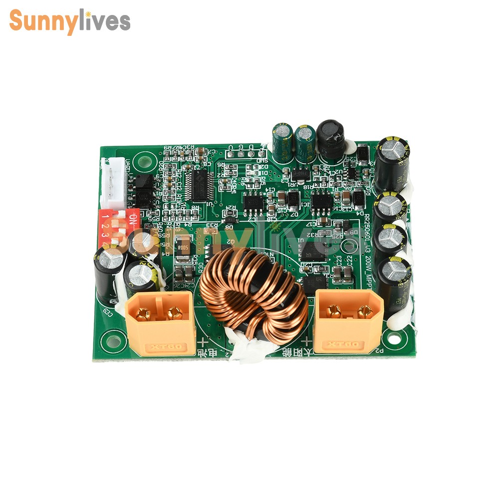 100W MPPT Smart Solar Controller DIP Switch for 12V 24V Energy Storage Systems