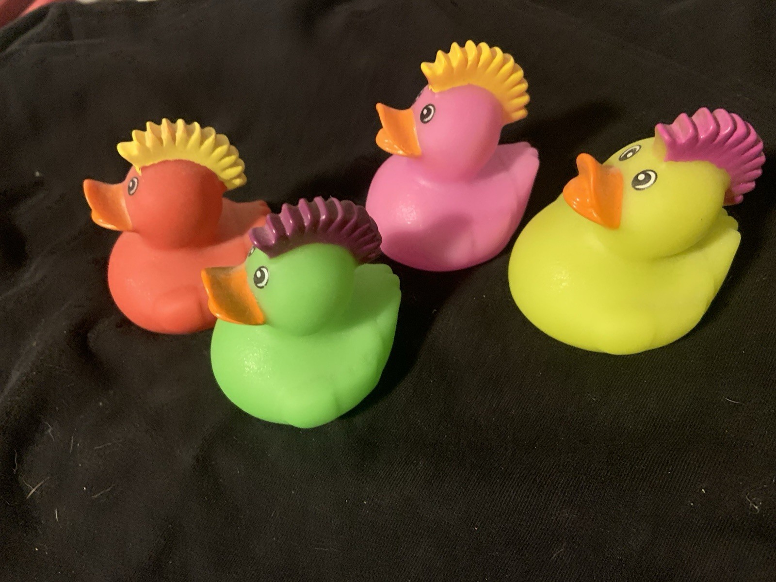 Rubber Ducks Mohawks 4-pack
