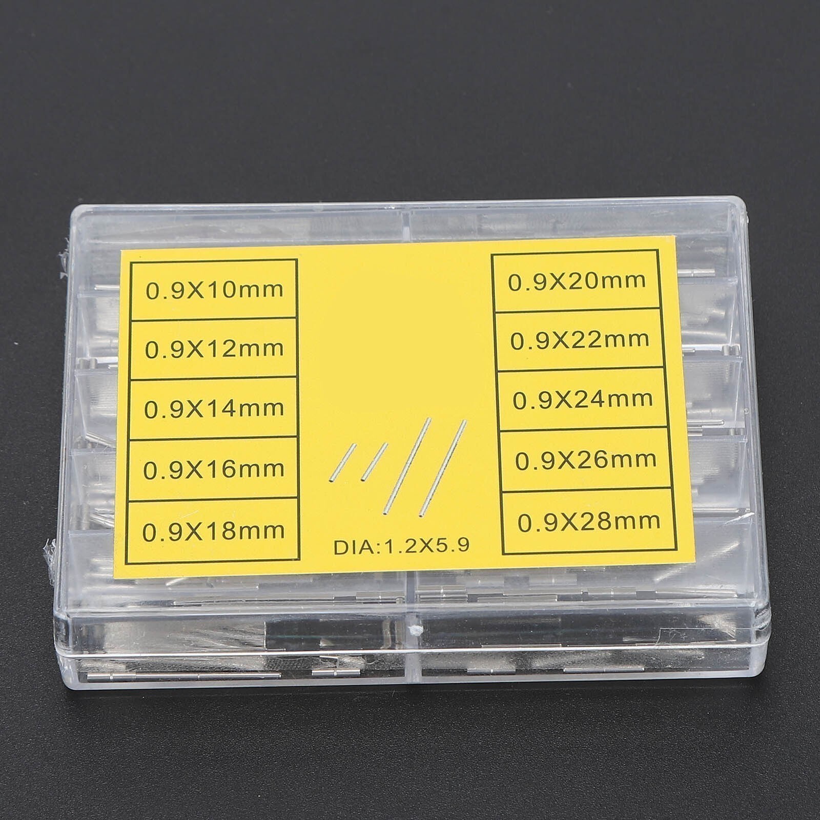 100Pcs Watch Tube Bar Alloy Watchband Strap Clasp Link Pin Connecting Shaft