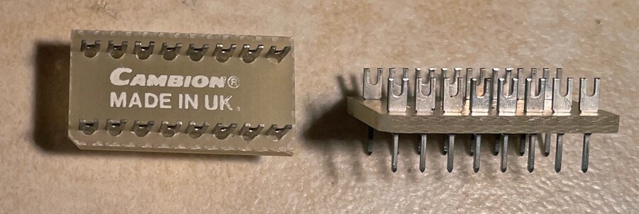 Cambion 702-3728-01-04-00 16 Pin Socket Adapter Board - NOS