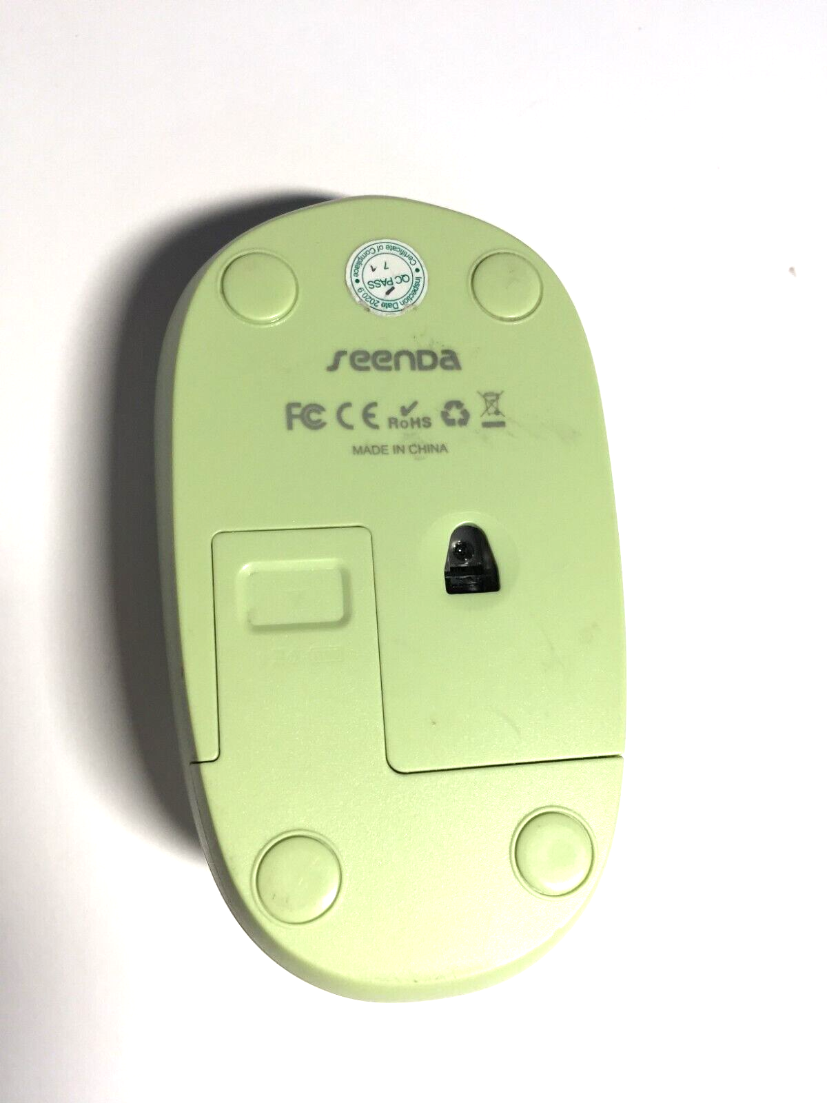 Seenda Noiseless Wireless Mouse with USB Receiver PC Laptop - Mint Green