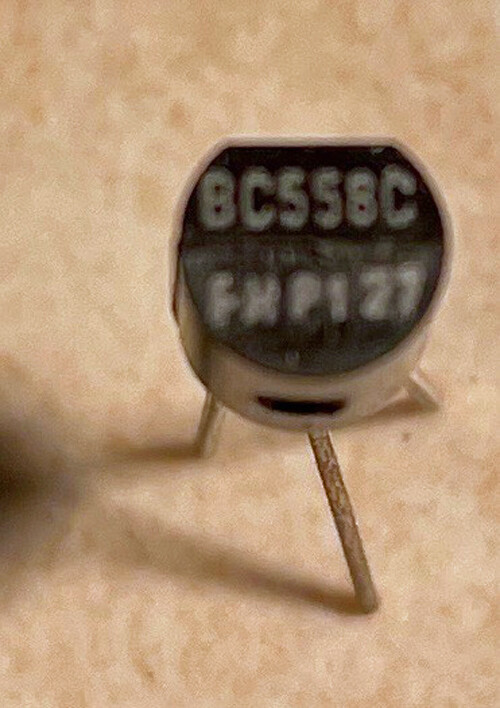 BC558C PNP Transistor - Lot of 5 - NOS