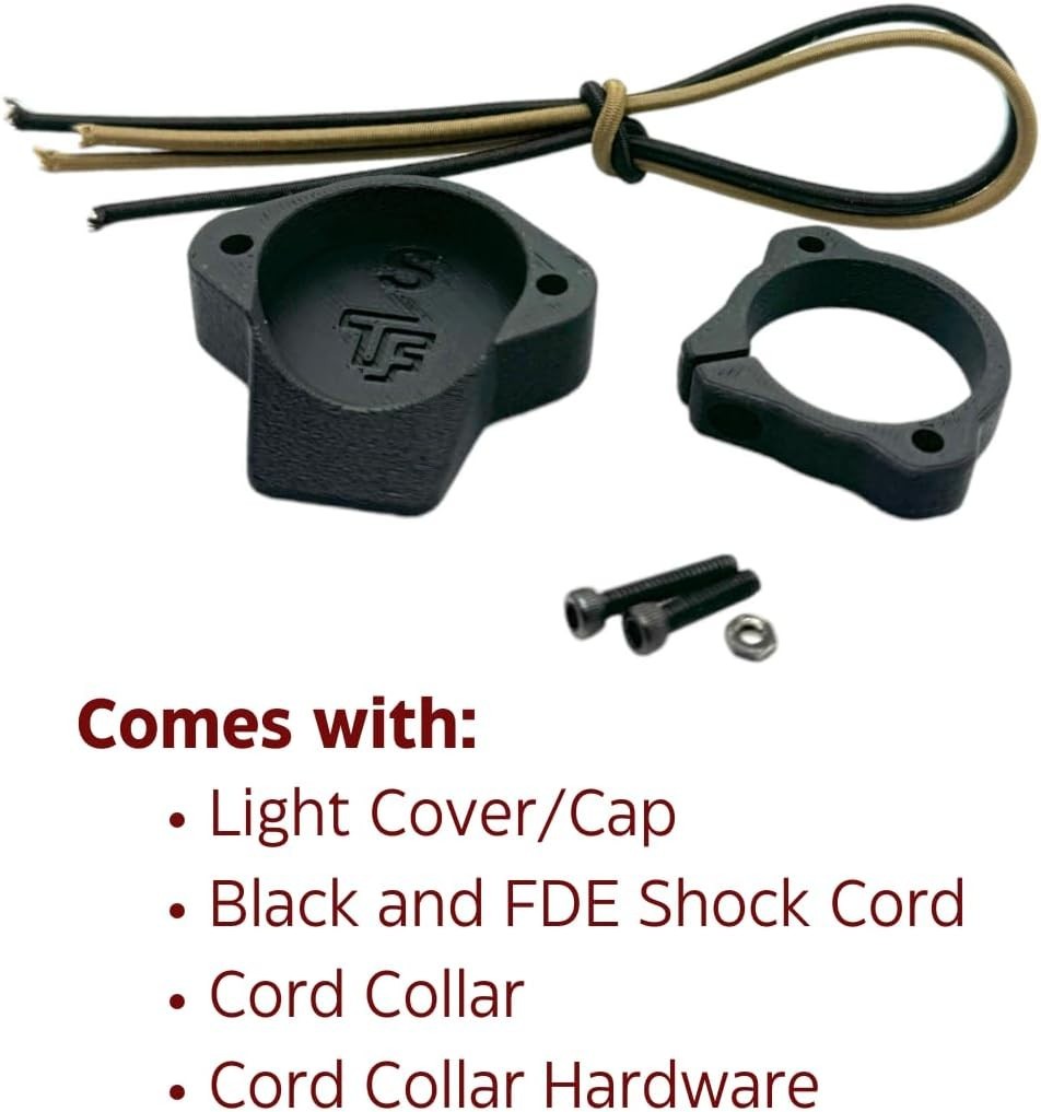 Light Cover for Weapon Mounted Flashlights Rifle Lens Cap Large