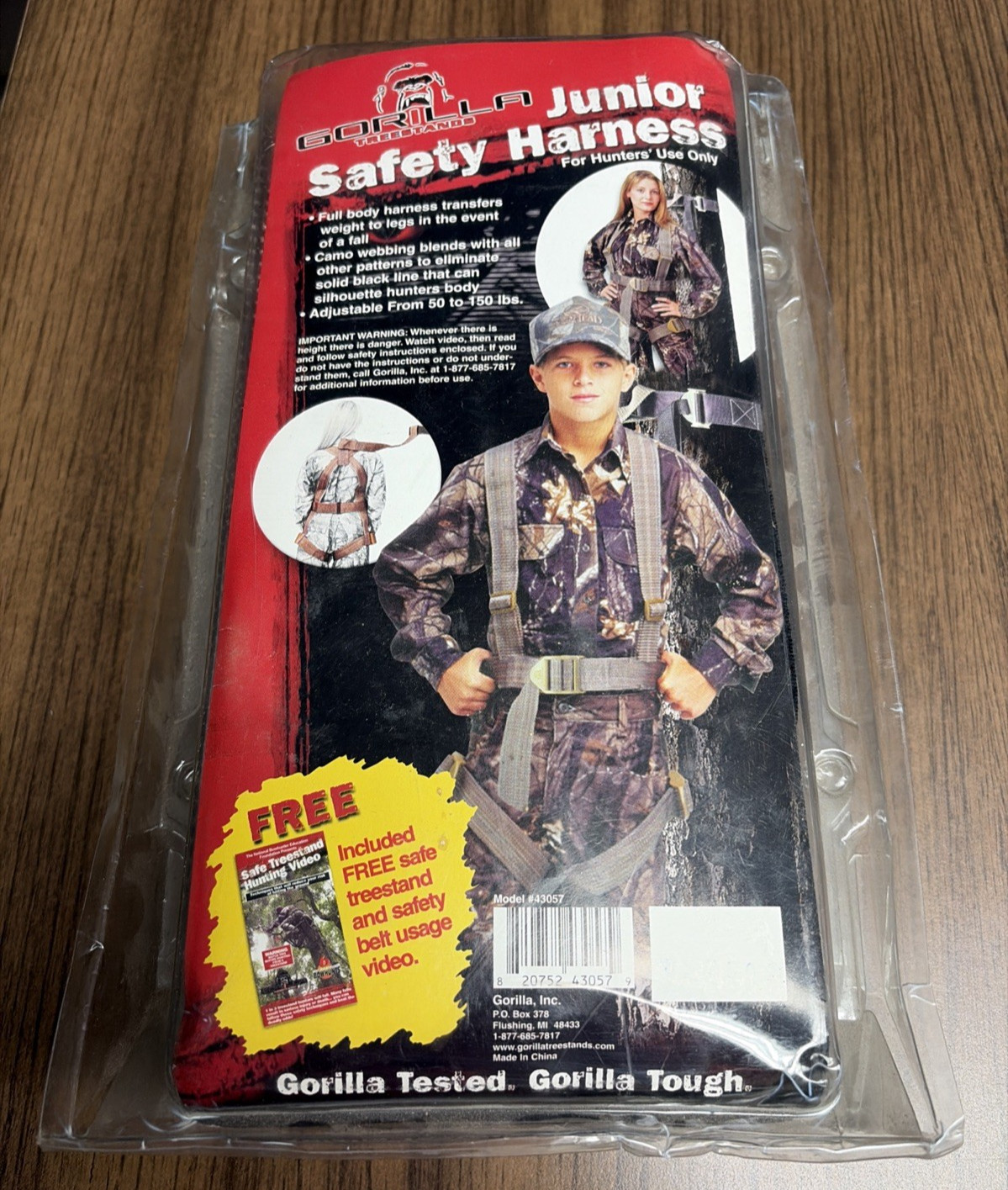 Gorilla Gear YOUTH Tree stand Junior Safety Harness (43057) Hunting Gear NEW