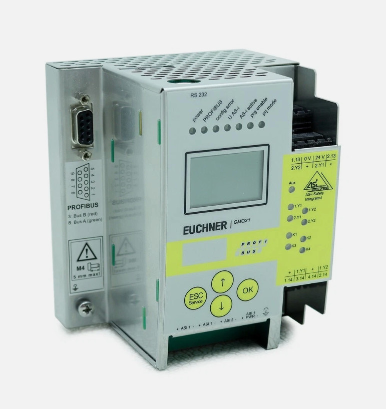 Euchner Profibus Gateway w/Safety Monitor GMOX-PR-12DN-C16