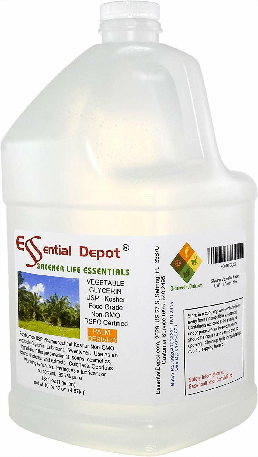 glyCUBE - 4 gallons PALM DERIVED Vegetable Glycerin