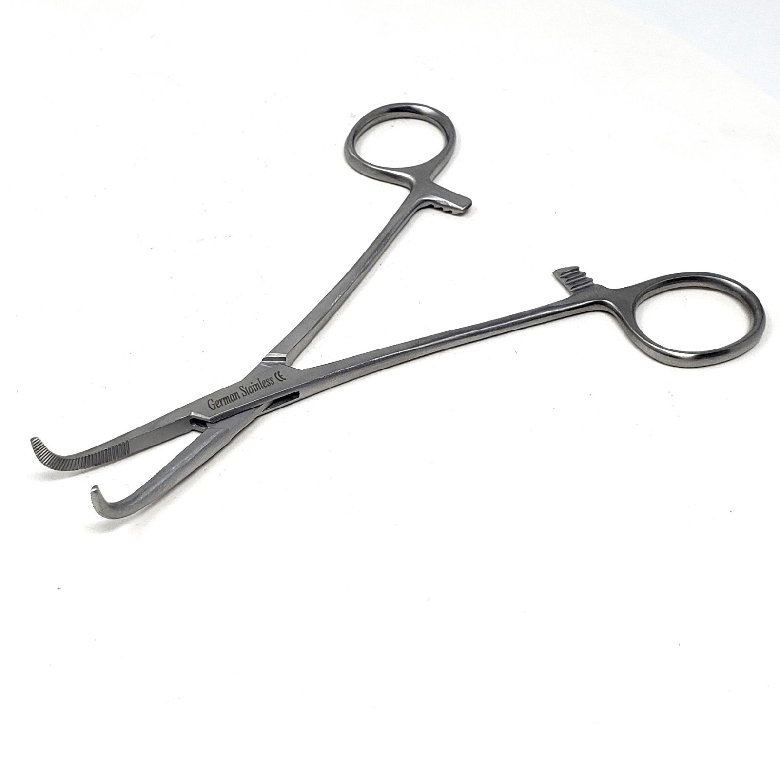 MIXTER Forceps Full Curved 5.5" SERRATED Surgical Instruments German Stainless
