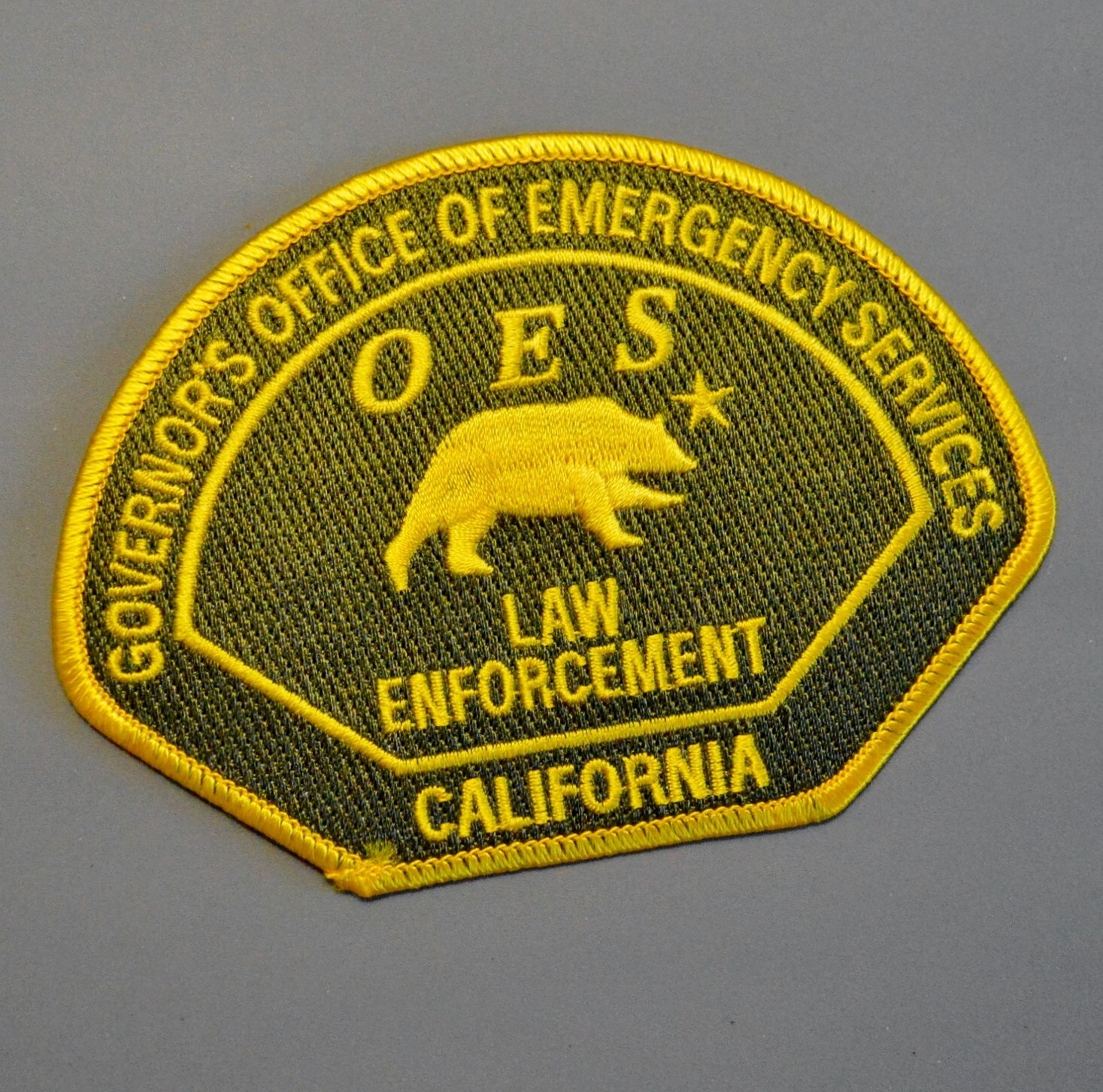California Governor's Office of Emergency Services LE Patch ++ Mint CA