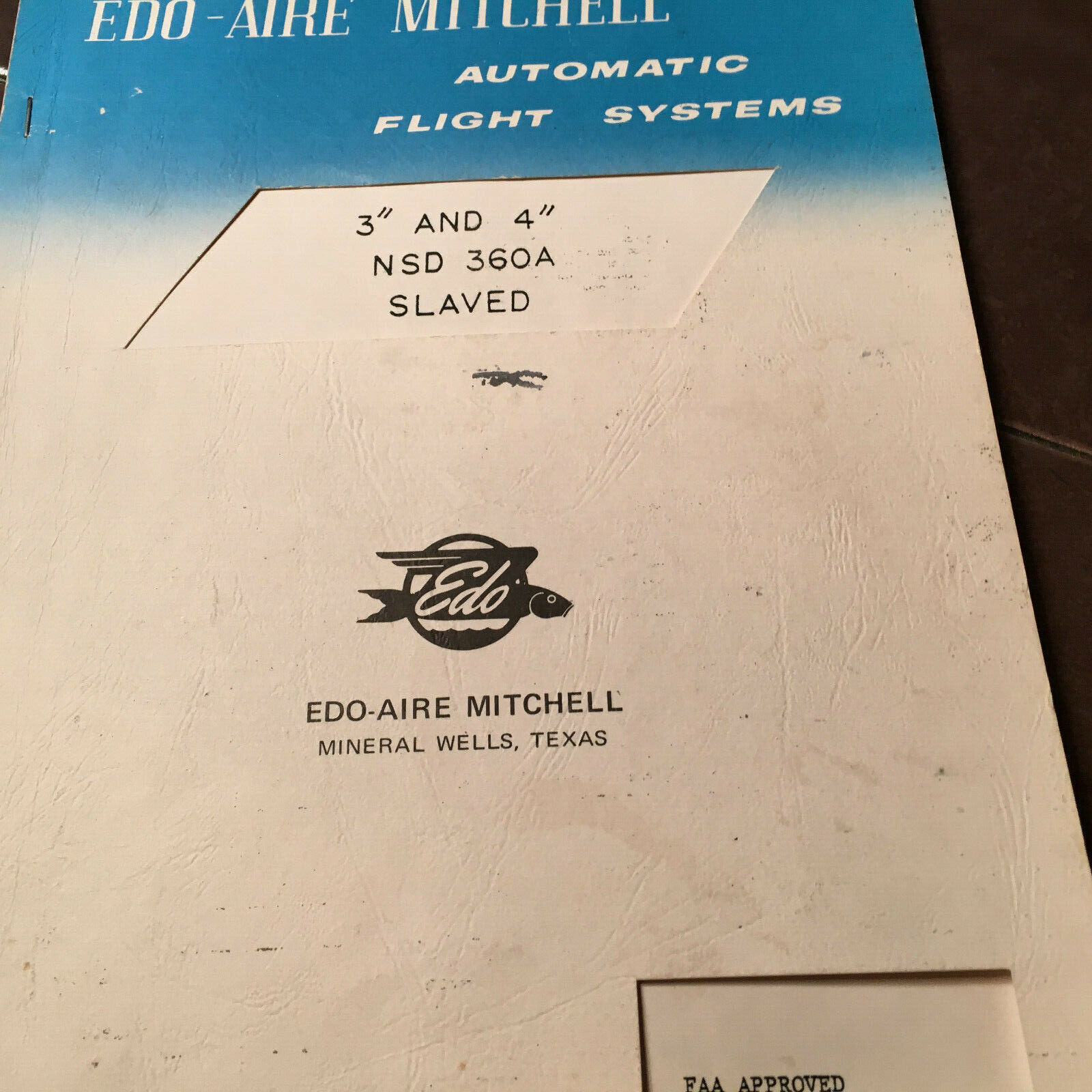 Mitchell Edo-Aire Century  3" & 4" NSD-360A Slaved Install Manual