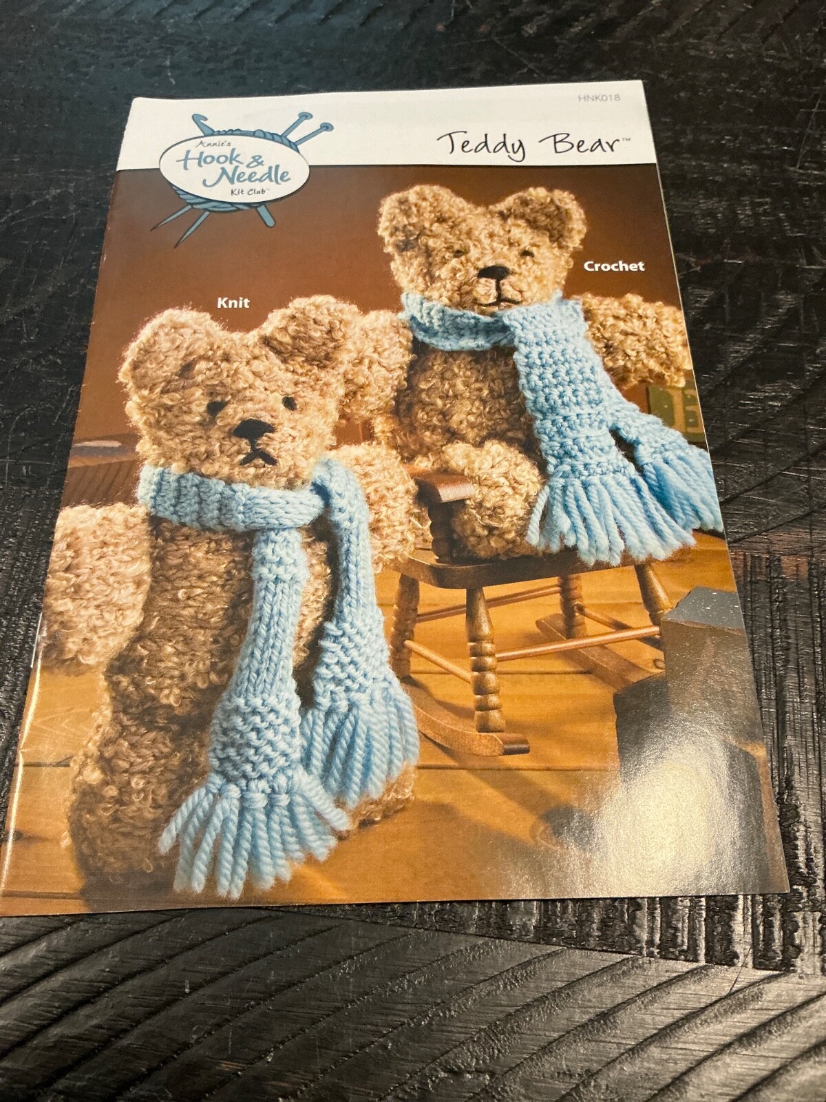 Annie’s Hook & Needle Teddy Bear Crochet/Knit Kit