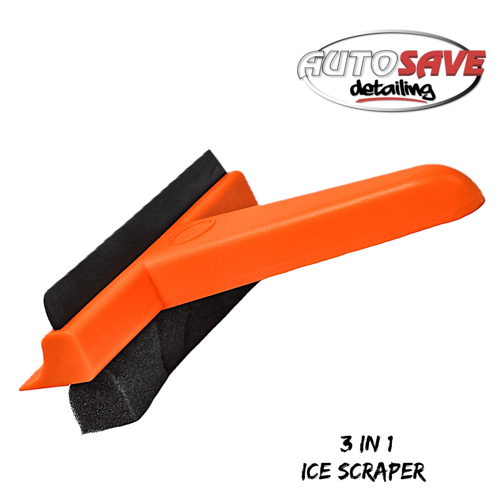 Simply -3 In 1 Ice Scraper |Clear Snow/Ice |Winter Essentials |Random Colour