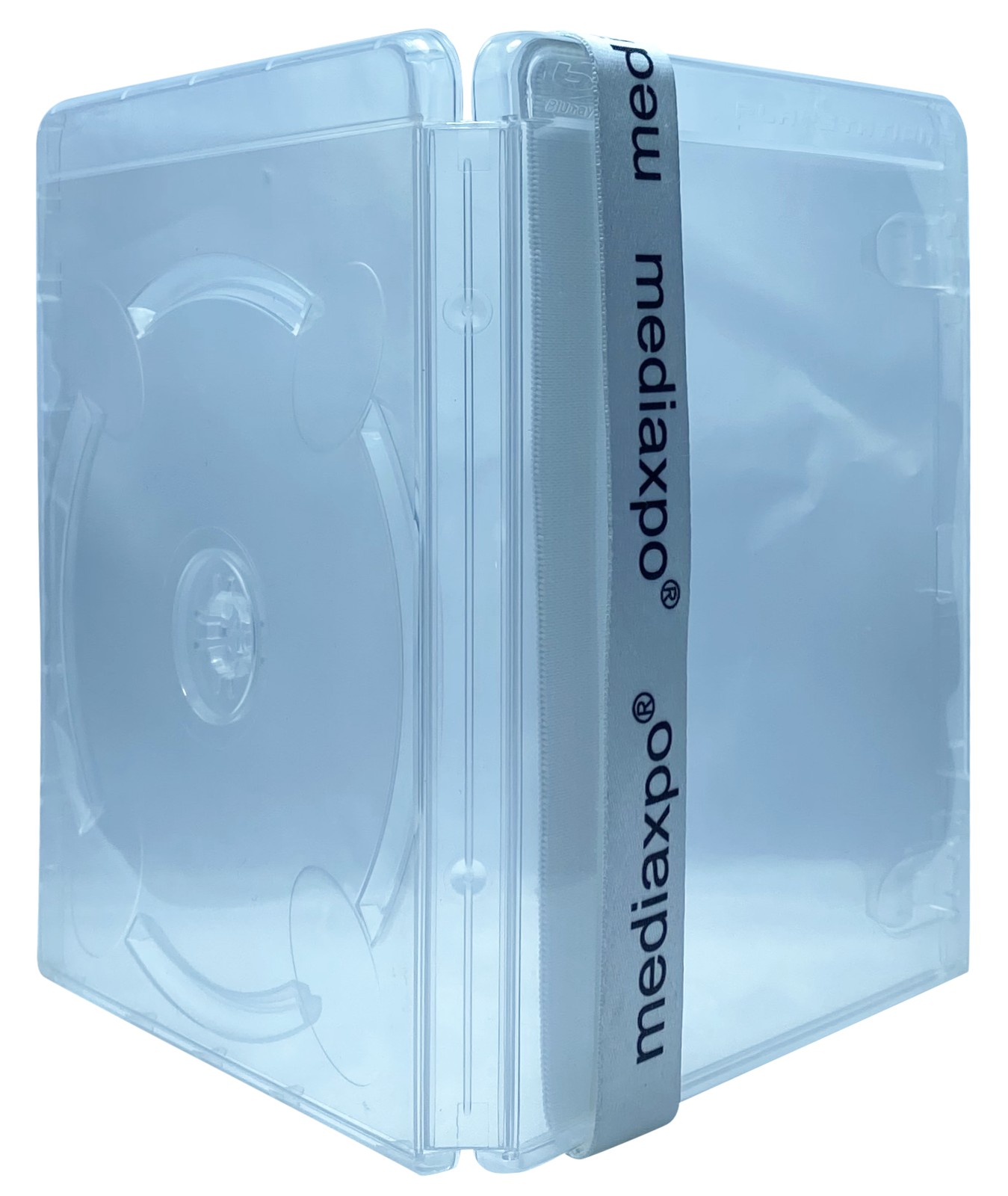 Replacement Cases compatible with Clear Playstation 3 Blu-ray 14mm