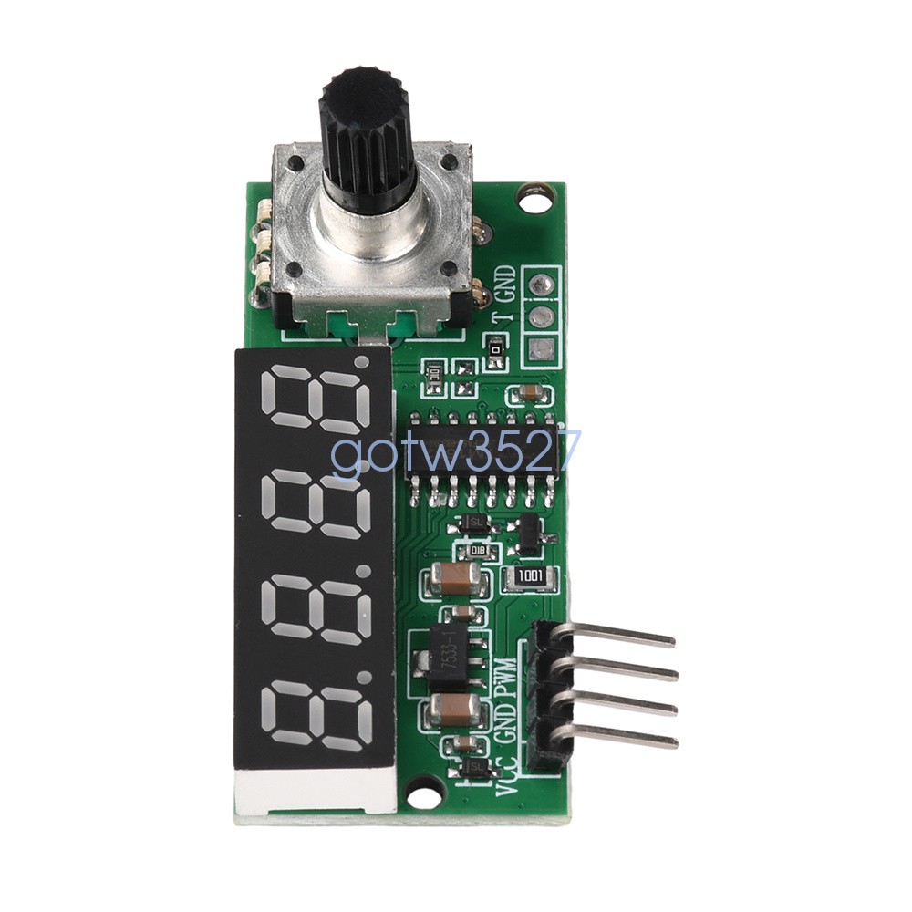 Adjustable PWM Pulse Frequency Duty Cycle Digital Square Wave Signal Generator