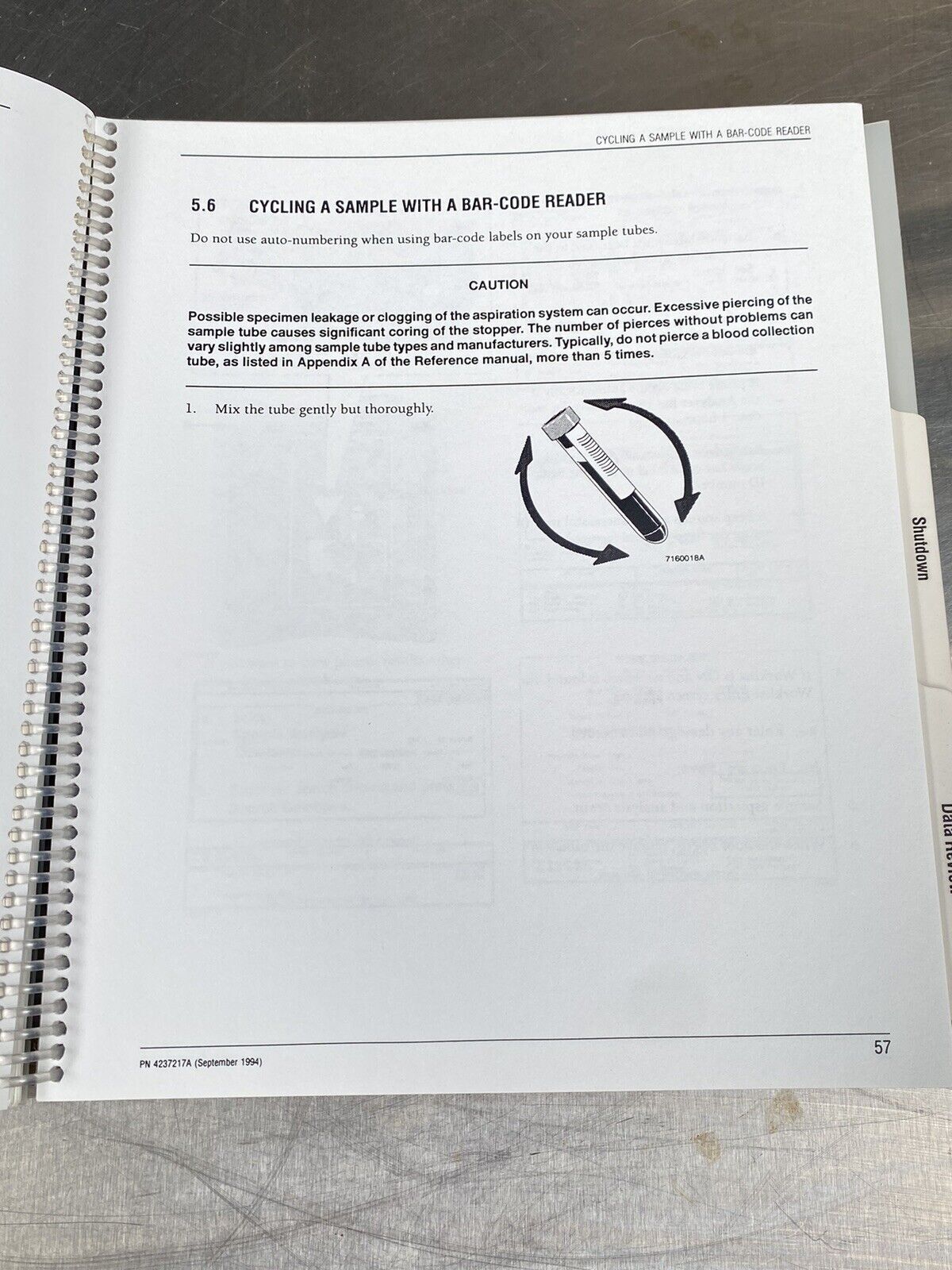 Coulter ONYX Analyzer With Autoloader - Manual / Users Guide / Instructions Book